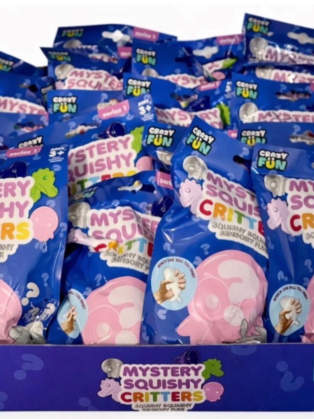 Crazy Fun Mystery Squishy Critters - Squishy Blind Bag LOT OF 24